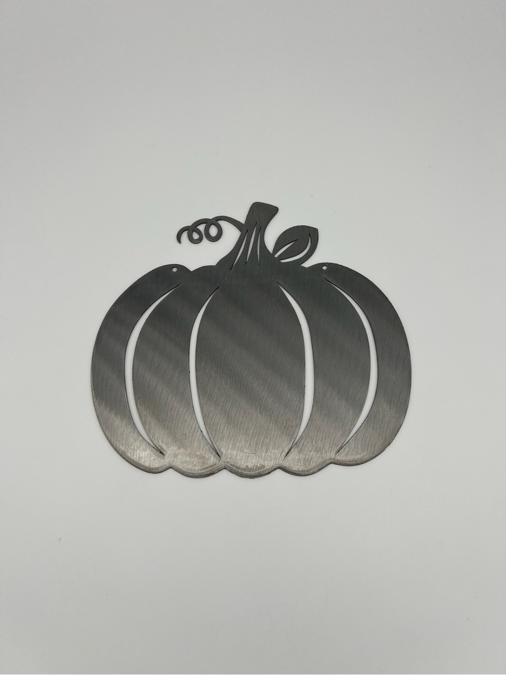 Redline Steel Laser Cut Metal Pumpkin Wall Decor - Silver Fall Accent
